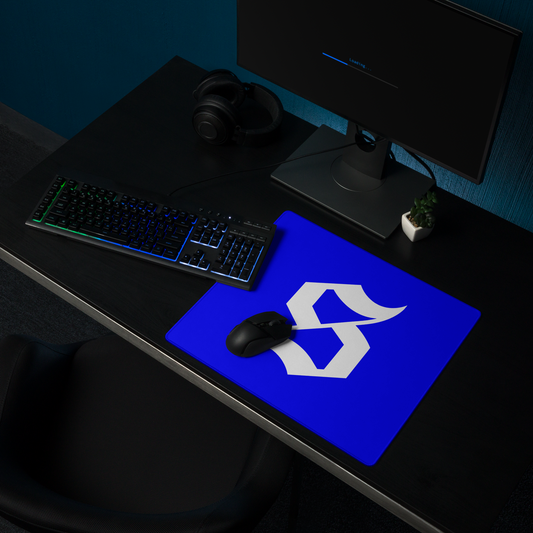 shots Blue Mouse Pad (18″ × 16″) ✨