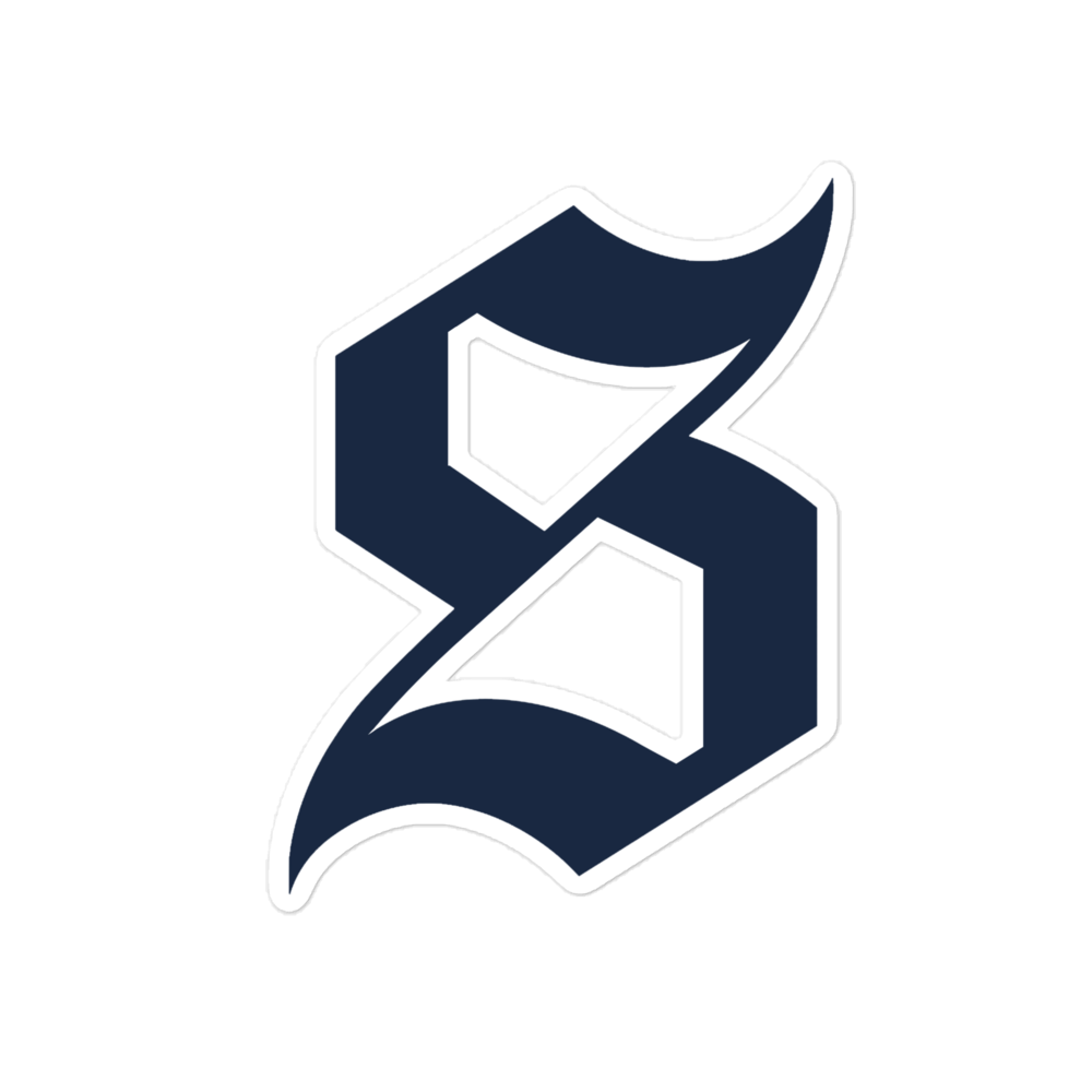 shots Sticker (Navy)